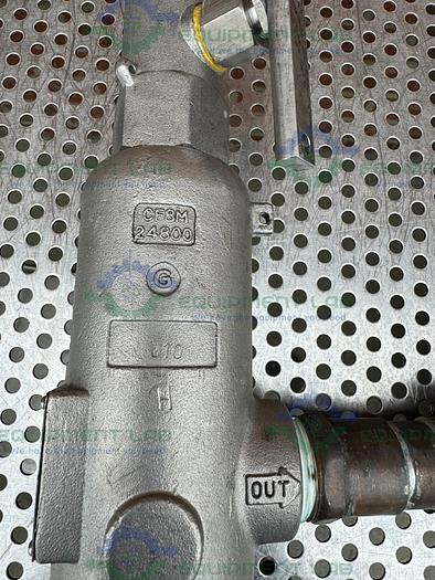 Used Farris 27CA13-M40S4 Stainless Steel Safety Relief Valve  1/2 x 1-C, 145 PSIG