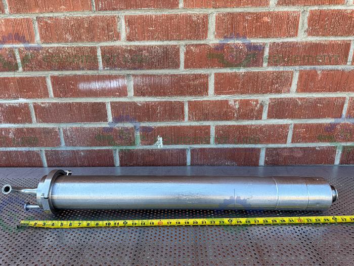 Used Allegheny Bradford 6.2 Liter Stainless Steel Filter Housing 150 PSI