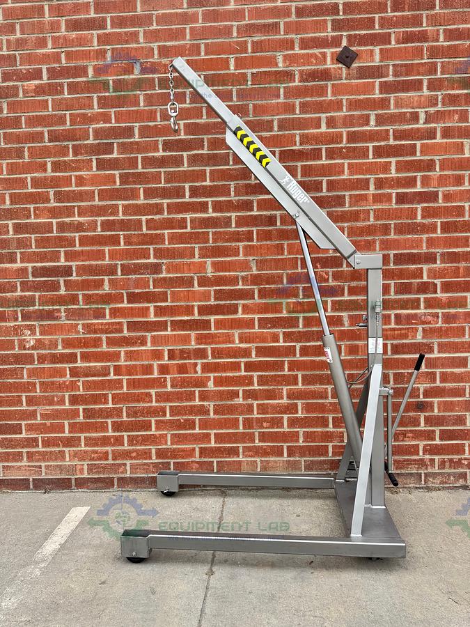 Used Ruger HP1000 SS Portable Floor Crane 1000 LBS Capacity Overall Width 31.5"