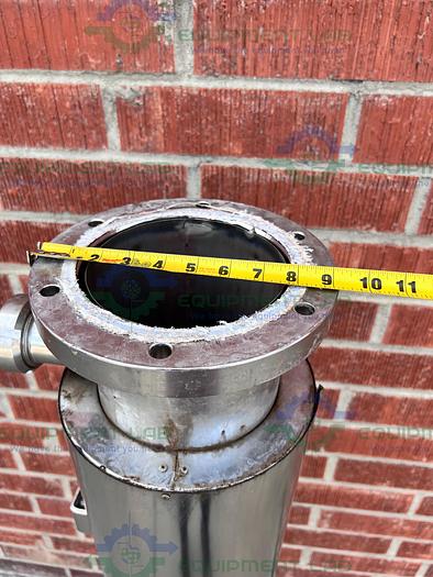 Used Finn-Aqua  Stainless Steel Jacketed Heat Exchanger 9" x 80"