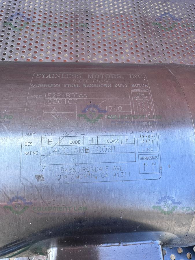 Used Viking IDEX S2M Rotary Lobe w/ Stainless 2 HP Motor 230/460V