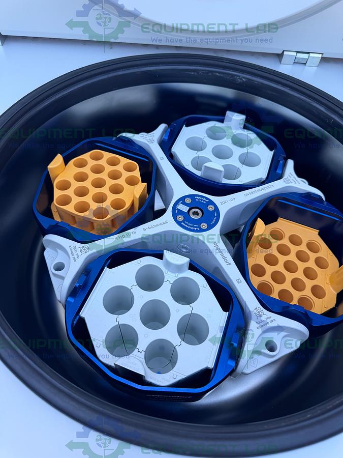 Used Eppendorf 5910 Ri Refrigerated Centrifuge w/ S-4X Universal Rotor 4500 RPM