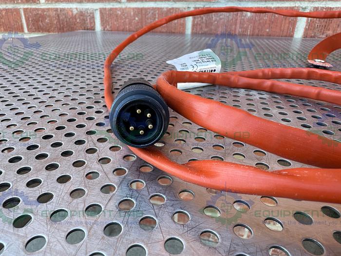 Used MKS 9599-0680 Filter Housing Heater / Jacket 4" x 5 1/2", 120V