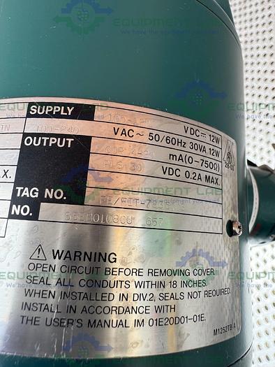 Used Yokogawa Admag AXF 010C Magnetic Flowmeter w/ 1/2" Sanitary Fitting