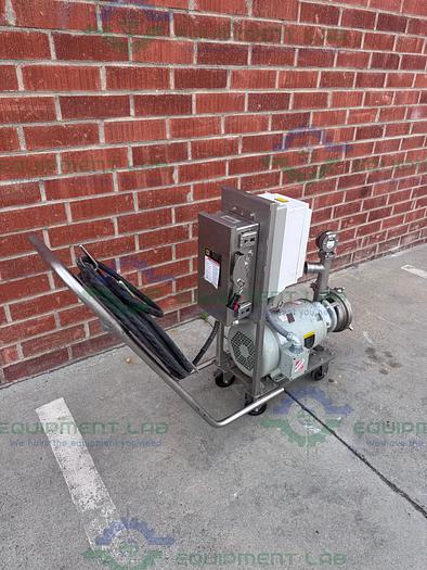 Used Fristam FZX2150 Centrifugal Pump Skid w/ Baldor Reliance 7.5 HP Motor 208/460V