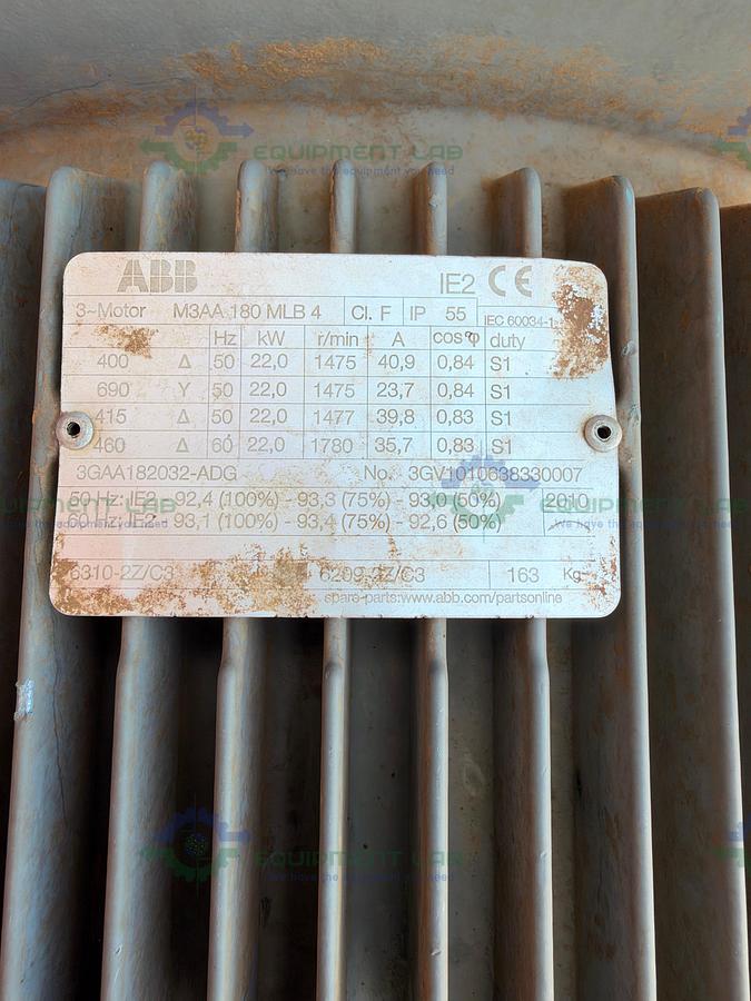 Used Alfa Laval NX3651B-31G Decanter Centrifuge 4200 RPM w/ Operator Panel