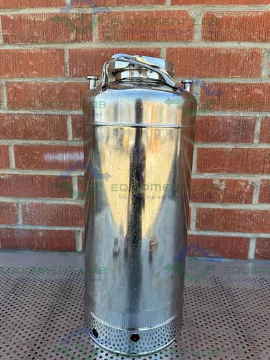 Used Alloy Products 15 Liter Stainless Steel Vessel 125 PSI w/ 4.5" Opening