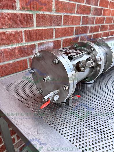 Used Finn-Aqua  Stainless Steel Jacketed Heat Exchanger 9" x 80"