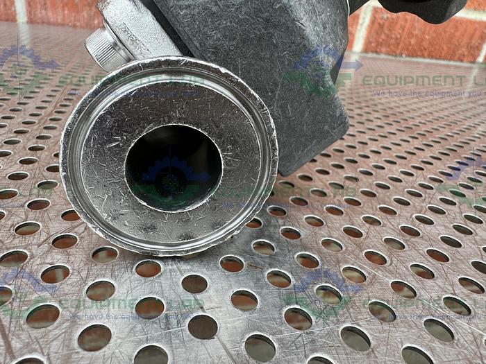 Used ITT Pure Flo 316L Stainless Steel Diaphragm Valve w/ 1" Sanitary Fitting