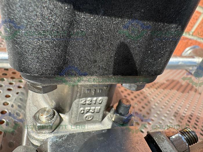 Used 3 ITT Pure Flo Advantage Stainless Steel Diaphragm Valve w/ 1" Sanitary Fittings