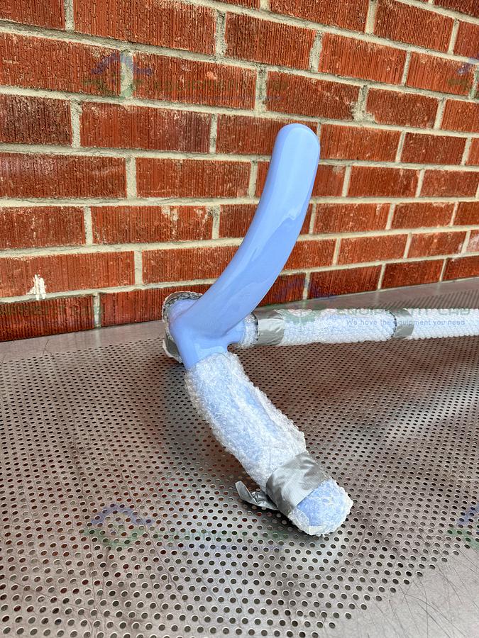 Used GMM Pfaudler Glass Lined Anchor Agitator Impeller 56" x 1.5" Spark Voltage 10000