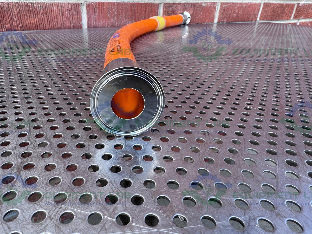 Used Saint Gobain HOSSMP-16 Pure Fit 36" Hose w/ 1" Sanitary Fitting 125PSI at 20°C