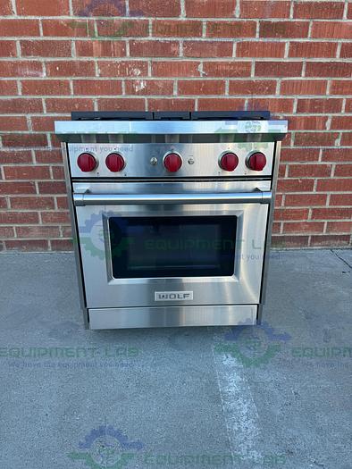 Wolf GR304 Stainless Steel Natural Gas Range / Oven 30", 4.4 cu. ft