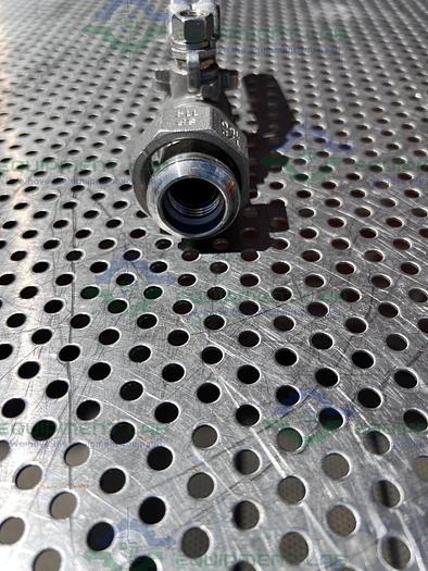 Used SVF  CF8M 1000 WOG Ball Valve w/ 1/2" Hose Fitting