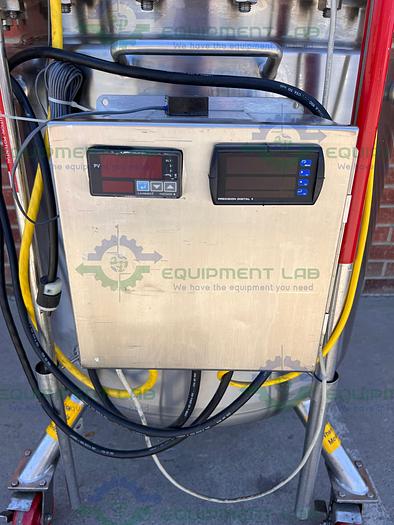 Used Precision Stainless  400 Liter Stainless Steel Jacketed Reactor w/ Agitator