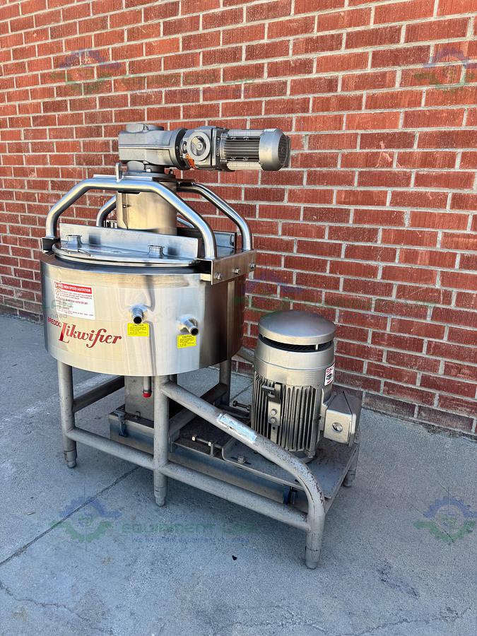 Breddo Likwifier Unused Jacketed 25 Gallon w/ Scrape Agitation mfg 2006