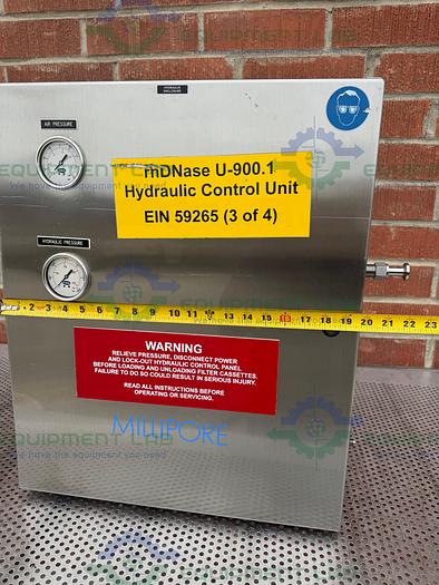 Used Interface Devices H030/30 Intensifier Pump w/ Millipore 20"x 9" x 24" Enclosure