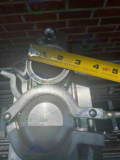 Used Millipore Stainless Steel Hydraulic Pellicon CUF-8 Filter Skid