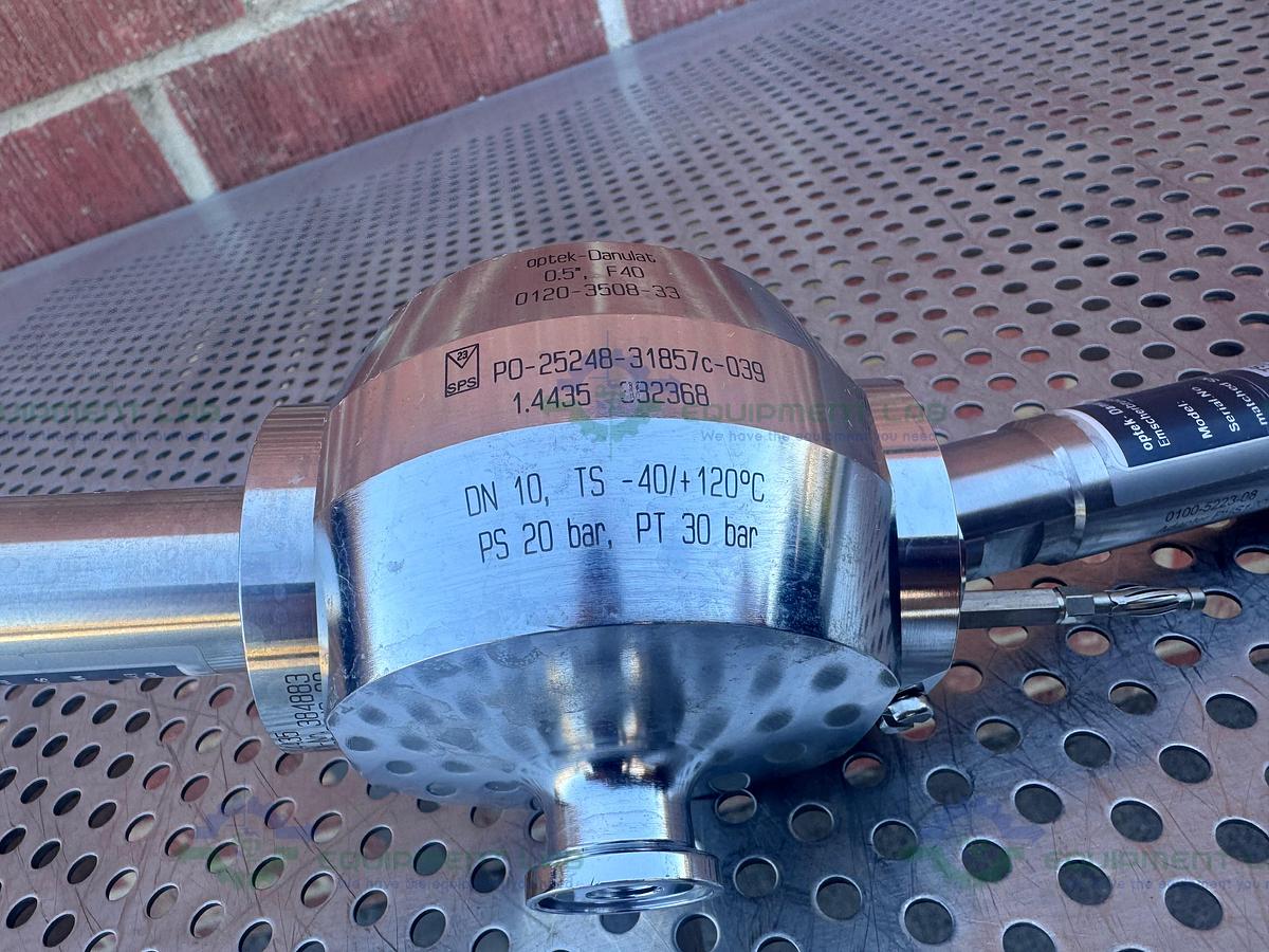 Used Optek ACF60-35 Advanced Conductivity Sensor w/ PF 12 pH Electrode Holder 1/2"