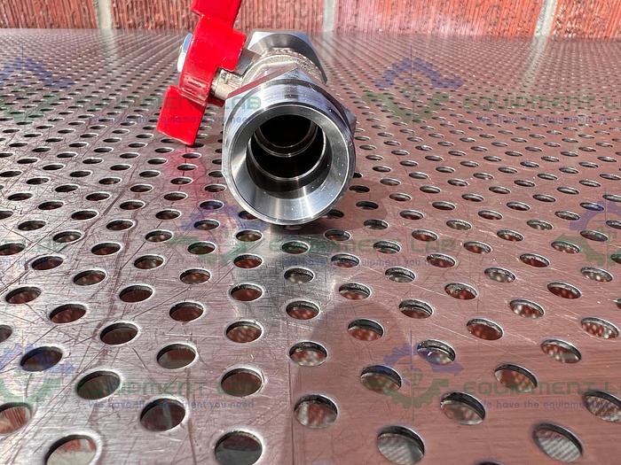 Chemglass Stainless Steel Ball Valve Male to Female 1/2"