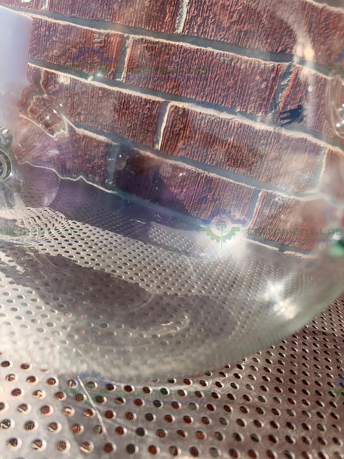 Used Adam & Chittenden Scientific Glass Collection Flask w/ Connections