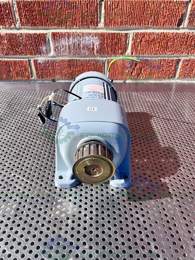 Used Nissei Corp GTR  G3LM-28-60T040WX Induction Motor 3 PH, 400W, 4P, Ratio 60:1