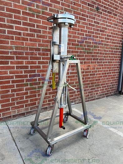 Used Septech  Annular Expansion Stainless Steel Preparative HPLC Column w/ Hand Pump