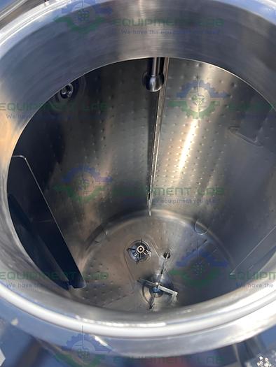 Used ITT  1000 Liter Stainless Steel Jacketed Reactor 60 PSI w/ Bottom Mag Mixer