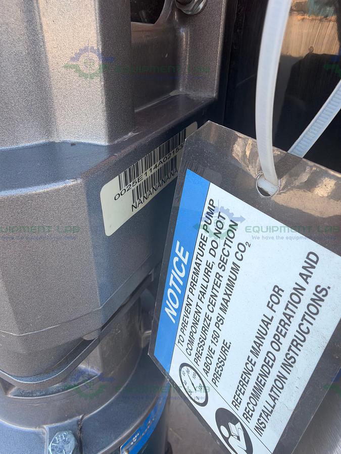 Used Master Vapor MVP-150 Explosion-Proof Gas Recovery Pump w/ Lesson 2HP Motor