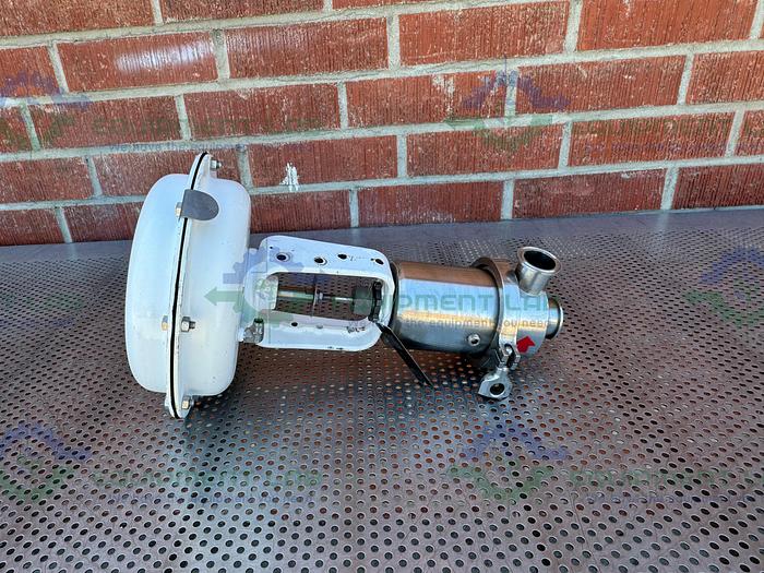 Used Baumann 54-84161S Tri Clamp Sanitary Control Valve 1 1/2", 5-15 PSI