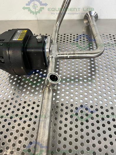 Used 2 ITT Pure-Flo A208 Diaphragm Valves 90PSI w/ 3/4" and 1" Sanitary Fittings