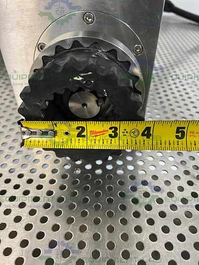 Used Waukesha Cherry Burrell  0187UL Rotary Lobe Pump w/ Stainless 1.5 HP Motor