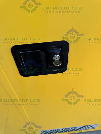 Used JustRite 45 Gallon Flammable Liquid Storage Cabinet w/ Soft Close Doors Key