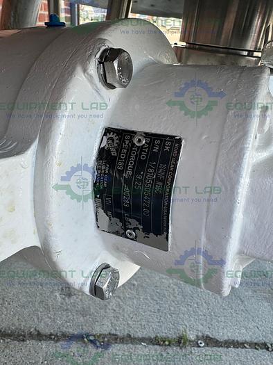 Used DCI 250 Liter Stainless Steel Jacketed Reactor 45 PSI w/ Bottom 0.5 HP Mixer