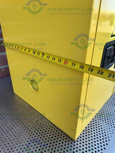 Used Eagle 1904 4 Gallon Flammable Liquid Storage Cabinet w/ Soft Close Door, Key