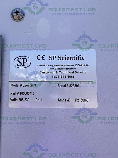 SP Scientific LyoStar 3 Freeze-Dryer Lyophilizer -70 °C to 60 °C