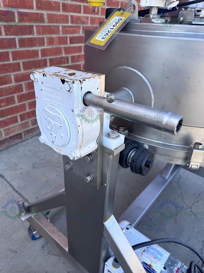 Used Allegheny Bradford 174 Liter Jacketed Nutsche Filter / Agitated Dryer