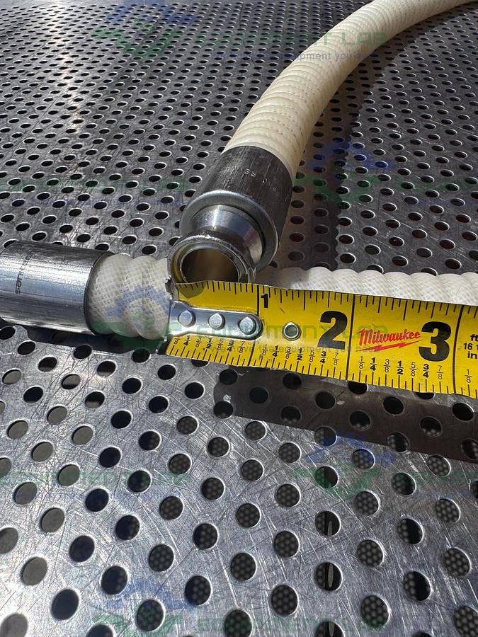 Used Unbranded 72" Silicone Flexible  Hose w/ 3/4" Sanitary Fitting