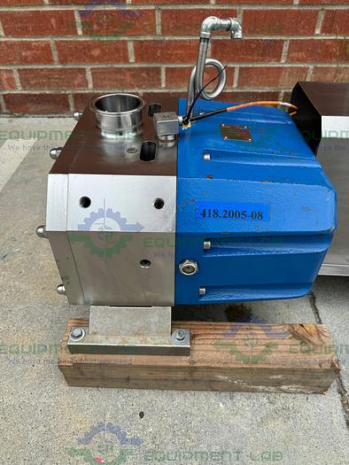 Used Idex Wright Flow / Viking  S4S Duralobe Rotary Lobe Pump  w/ 15 HP Motor