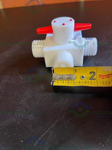 Used Bola  3-Way PTFE Stopcocks / Valve Temperature Resistance from 0°C to +110°C