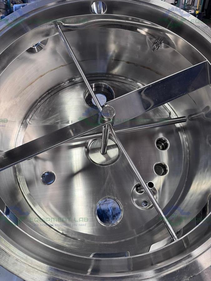 Used Allegheny Bradford 174 Liter Jacketed Nutsche Filter / Agitated Dryer