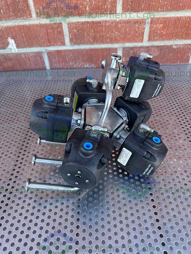 Used 6 ITT Pure Flo Advantage Stainless Steel Diaphragm Valve w/1/2" Sanitary Fitting