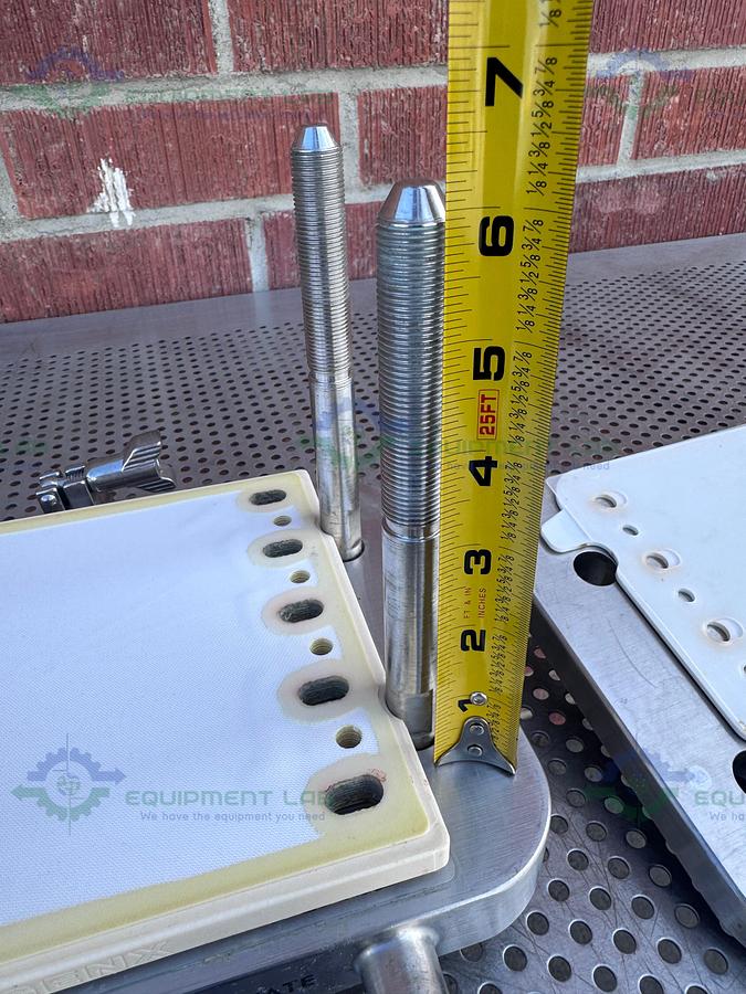 Used Millipore Stainless Steel Pellicon Filter Holder w/ GW Kent Gauge