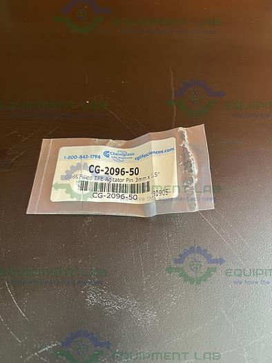 Lot of 3 - Chemglass CG-2096-50 Glass Filled TFE Agitator Pin 3mm x 1.5"