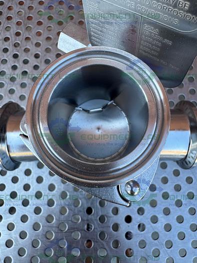 Used BS&B GR-C Safety Head 1 1/2" Fitting w/ 45 PSIG Rupture Disc, 1 1/2" Tee Fitting