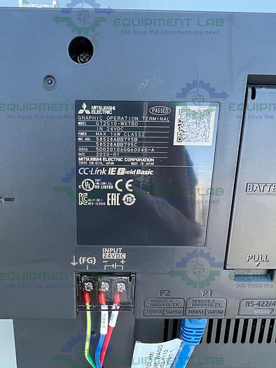 Used SCE Stainless Steel Enclosure w/ Mitsubishi GT2510-WXTBD TFT Color Panel + More