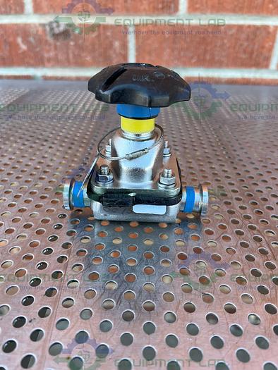 Used Saunders  Diaphragm Valve w/ 1" Sanitary Fit