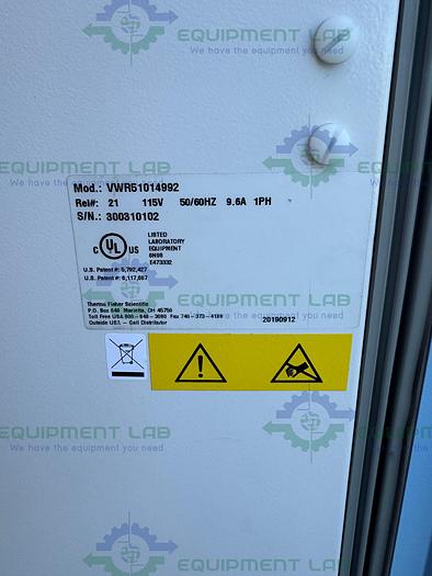 Used VWR  VWR51014992 Dual Stacked Air Jacketed CO2 Incubator 115V, 50°C, 6.5 Cu. Ft