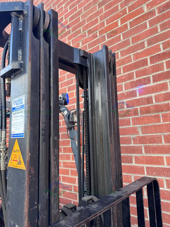 Used Toyota 5FBEC15 Electric Forklift  3000 lbs Capacity 3 Stage Mast