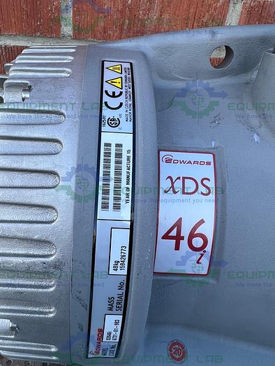 Used Edwards  XDS46i Dry Scroll Vacuum Pump 120/230 Volt